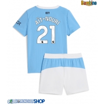 Maglie da calcio Manchester City Rayan Ait-Nouri #21 Prima Maglia Bambino 2025-26 Manica Corta (+ Pantaloni corti)